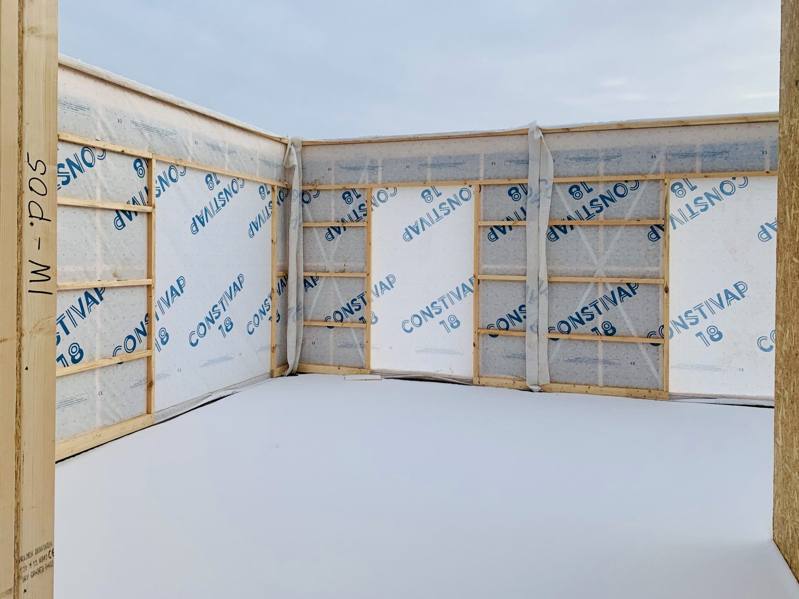Custom house with carport — Insulation